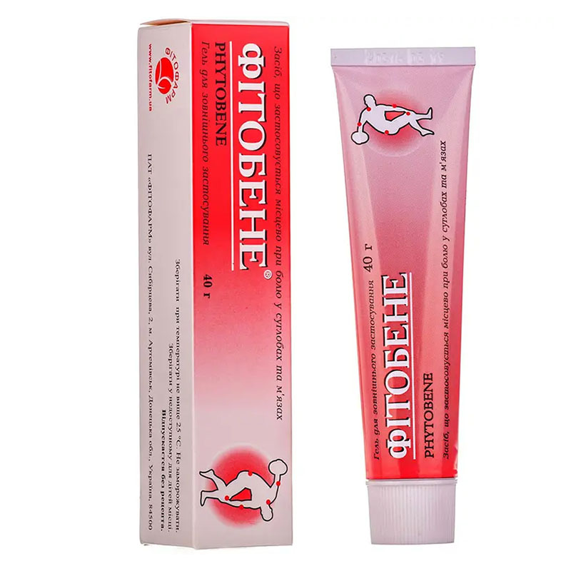 Фітобене гель по 40 г у тубах