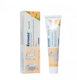 Кетонал гель 2.5% по 50 г у тубах