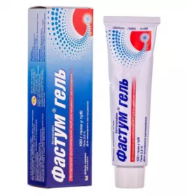 Фастум гель 2.5% по 100 г у тубах