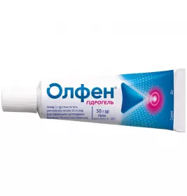 Олфен гідрогель гель 1% по 50 г у тубах 1 шт.