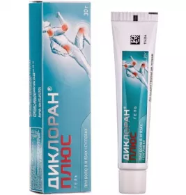 Диклоран плюс гель 1% по 30 г у тубах