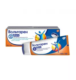 Вольтарен форте емульгель 2.32% по 100 г у тубах