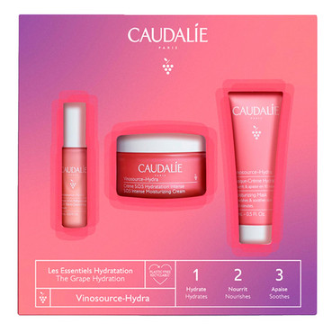 *Набір Caudalie 2807-2Vinosource-Hydra Crème SOS  2022 (КремSOS 50мл+МаскаSOS 15мл+СывороткаSOS10мл)