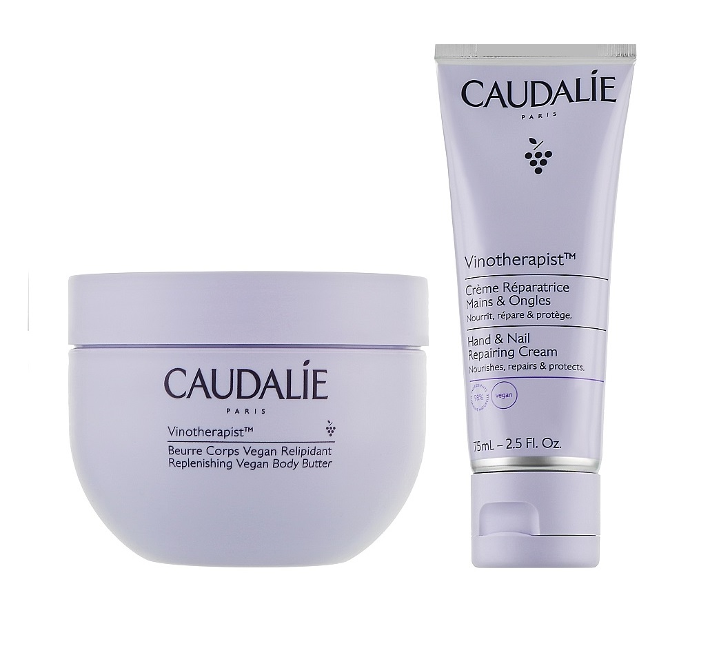 *Набор Caudalie 2840 Vinotherapist 2022 (Крем д/рук и ногтей 75мл+Б-м д/тела 250мл) *Набор Caudalie 2840 Vinotherapist 2022 (Крем д/рук и ногтей 75мл+Б-м д/тела 250мл)