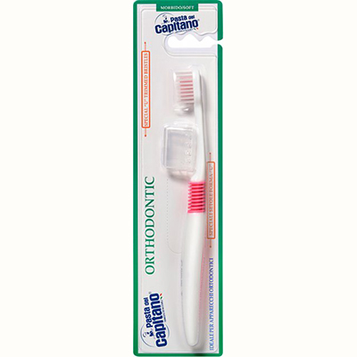 *Зубна щітка Orthodontic м'яка Pasta del Capitano