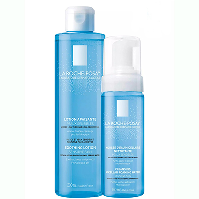 Промонабір La Roche-Posay PHYSIO CLEANSERS (Пінка міцелярна+Тонік заспок) 2022