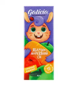 Сок Galicia Яблоко-морковь ТП 0,2л