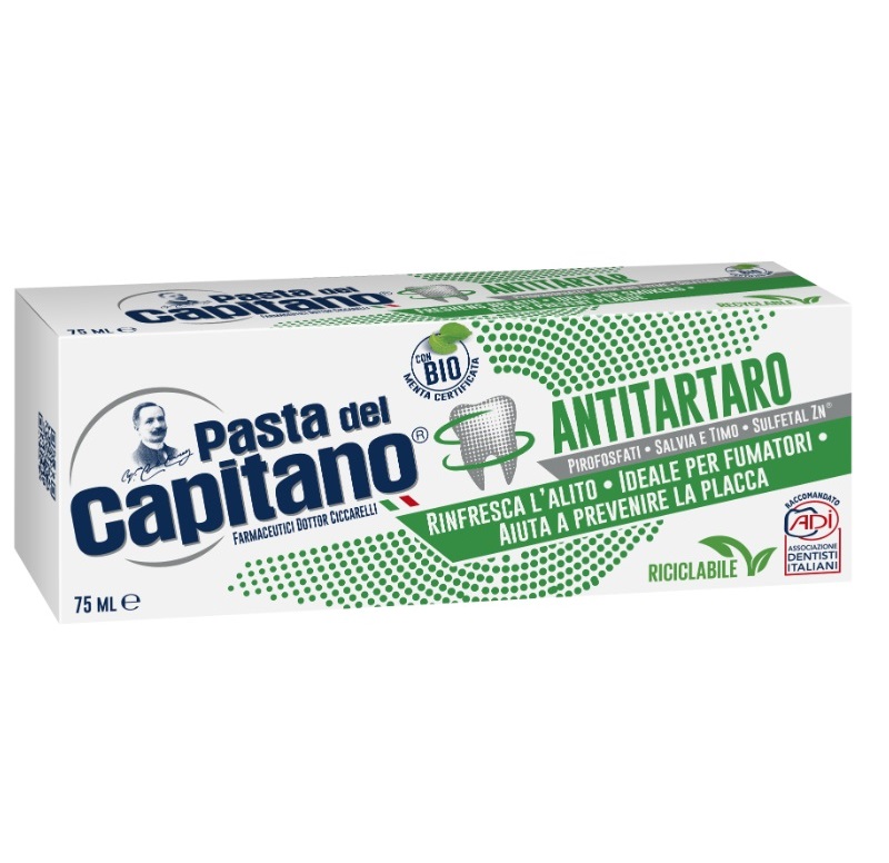 *Зубна паста Pasta del Capitano Antitartar toothpaste Проти зубного каменю 75 мл