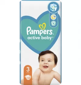 Підгузники Pampers Active Baby Midi 6-10 кг 54шт. №1