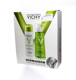 *Промонабір Vichy Нормадерм (Флюїд подвійної дії 50мл+гель для глибокого очищення)