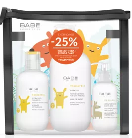 BABE Дитячий набір: Гель для душу + Молочко для тіла ТС + Екстрам'який шампунь