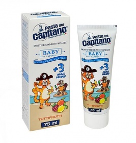 Зубная паста Pasta del Capitano детская BABY 3+ TuttiFrutti 75 мл