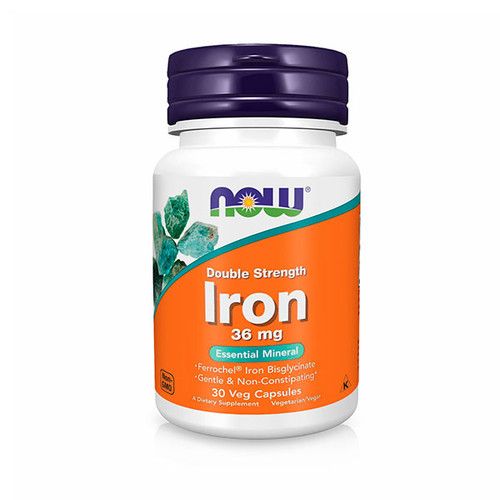 NOW Бісглицинат заліза капс. №30