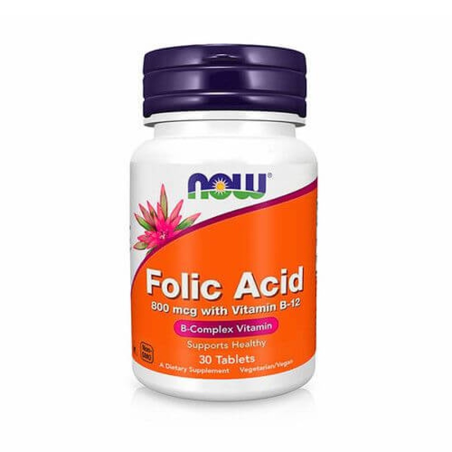 NOW Фолієва кислота табл. 800мкг №30