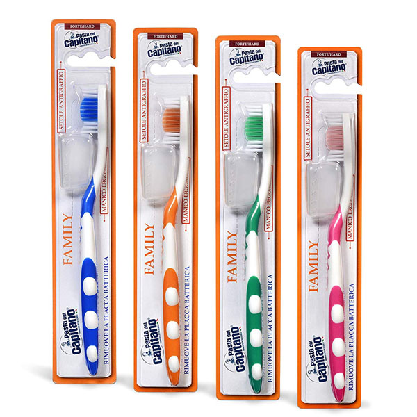 *Зубна щітка Сімейна (середня) Pasta del Capitano