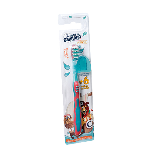 *Зубная щетка Pasta del Capitano JUNIOR 6+ мягкая *Зубная щетка Pasta del Capitano JUNIOR 6+ мягкая