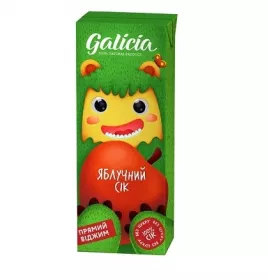 Сок Galicia Яблочный ТП 0,2л