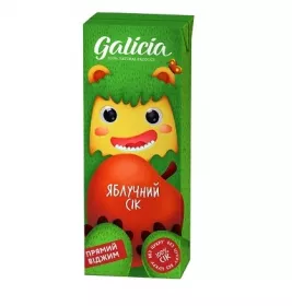 Сок Galicia Яблучний ТП 0,2л