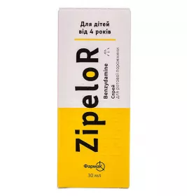 Зіпелор спрей 1,5 мг/мл по 30 мл у пластиковому флаконі