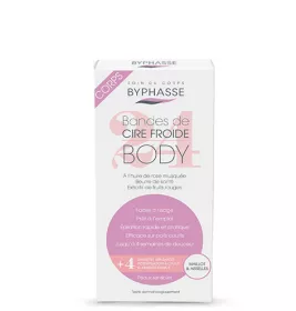 *Полоски Byphasse для депіляції холодний віск для зони бікіні та пахв для чутливої шкіри 20 шт