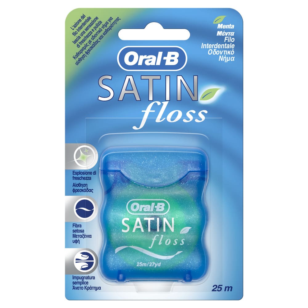 Зубная нить ORAL-B Satin Floss 25м Зубная нить ORAL-B Satin Floss 25м