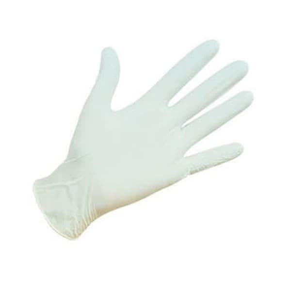 *Рукавички 2В оглядові н/ст. лат. опудрені р.М