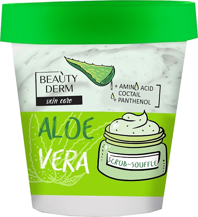*Скраб-суфле BEAUTYDERM для тіла с Алоэ Вера 190 мл