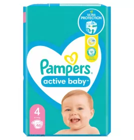 Подгузники Pampers Active Baby Maxi 9-14 кг 46шт. №1
