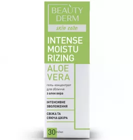 *Гель-концентрат BEAUTYDERM для лица с алое вера 30 мл