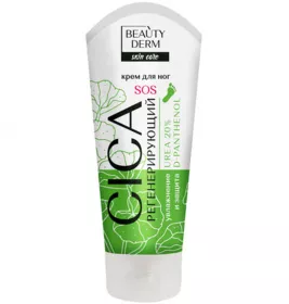 *Крем BEAUTYDERM для ног регенерирующий Cica SOS 75мл