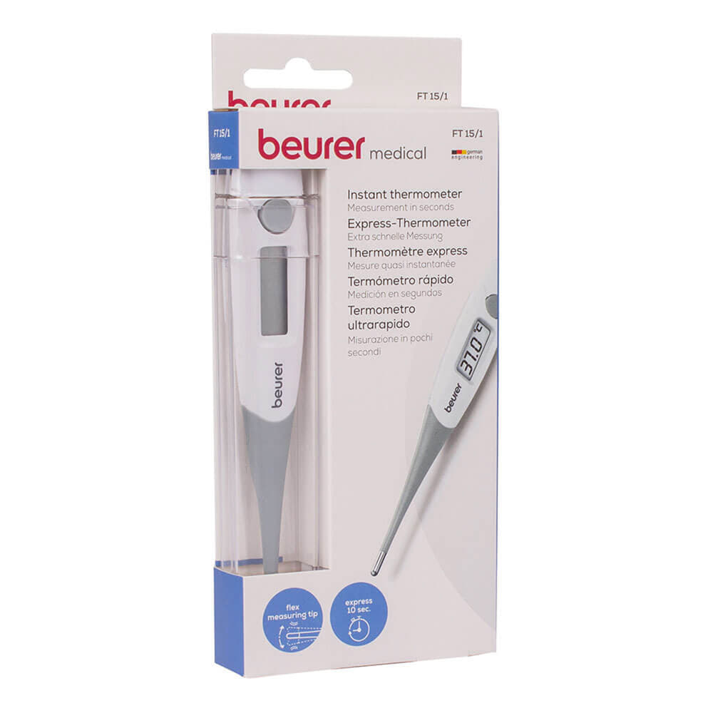 *BEURER Термометр BR-FT 15/1 цифровой с гибким наконечником *BEURER Термометр BR-FT 15/1 цифровой с гибким наконечником