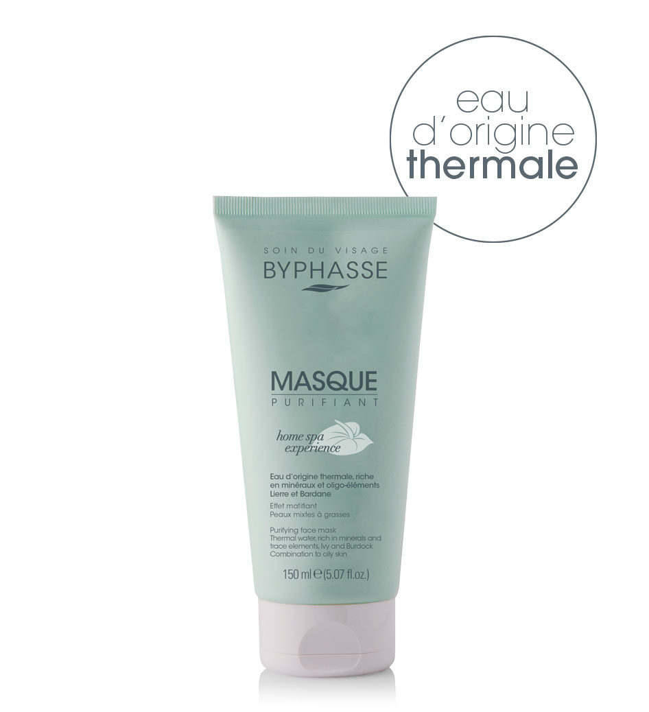 Маска Byphasse HOME SPA EXPERIENCE очищающая для комбинированной и жирной кожи 150 мл Маска Byphasse HOME SPA EXPERIENCE очищающая для комбинированной и жирной кожи 150 мл