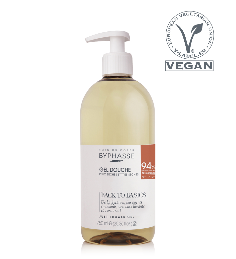 *Гель Byphasse BACK TO BASICS для душа для сухой кожи 750 мл *Гель Byphasse BACK TO BASICS для душа для сухой кожи 750 мл