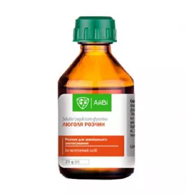 Люголя з гліцерином розчин по 25 мл у флаконі - ТМ АйВі