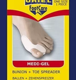 *URIEL Міжпальцевий розділювач+подушечка на буніон 3674