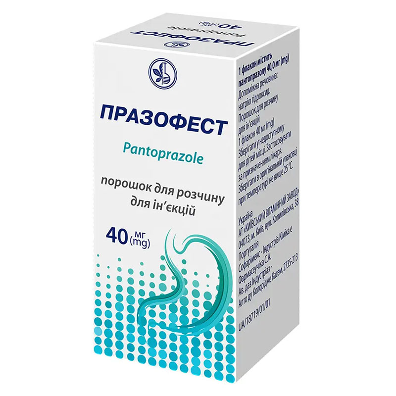 Празофест порошок 40 мг у флаконі 1 шт.