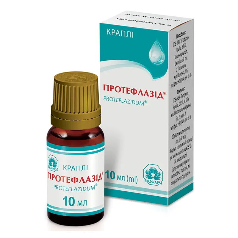 Протефлазид капли по 10 мл во флаконе 1 шт.