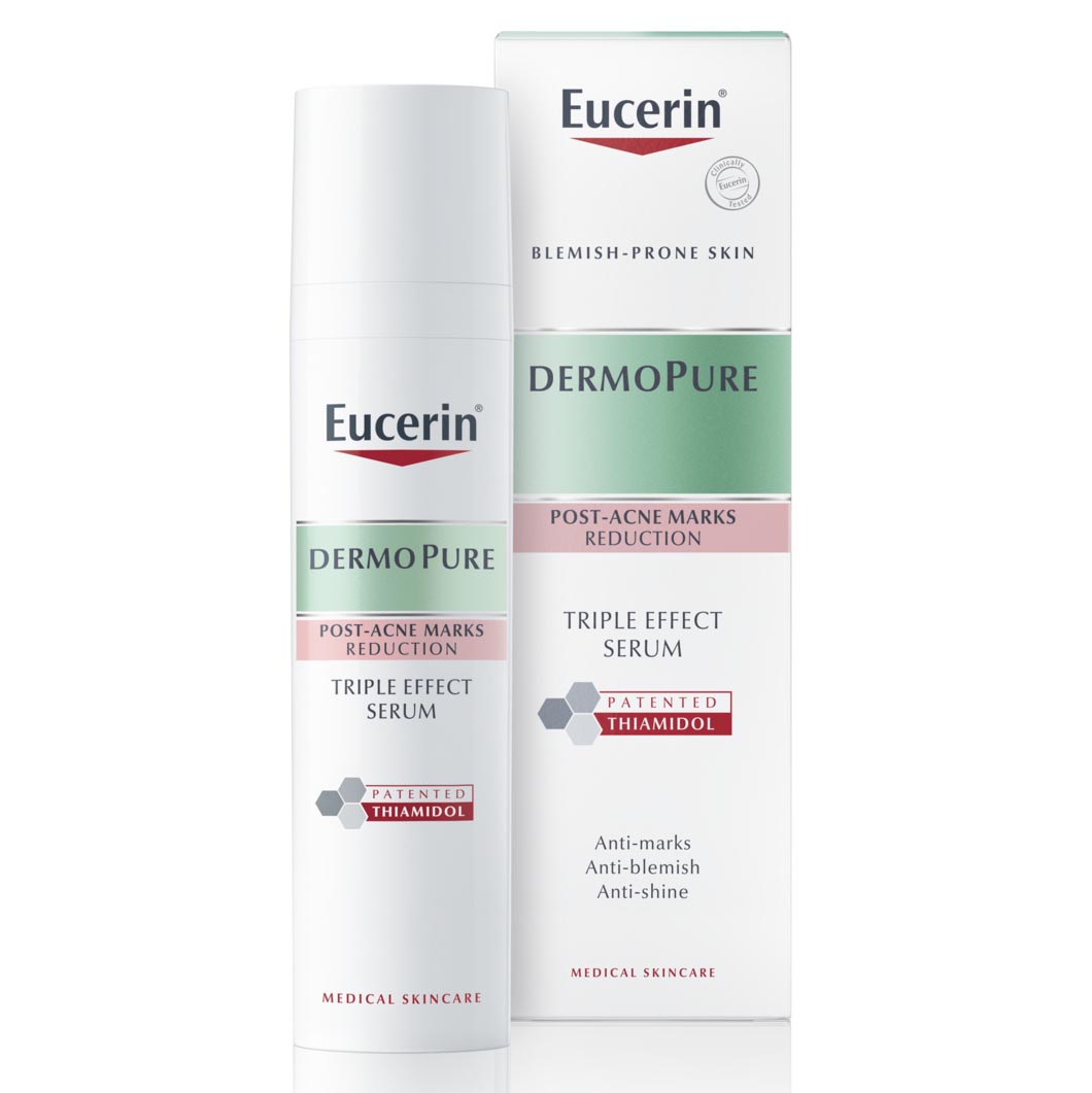 Сыворотка Eucerin 66862 ДермоПьюр Тройного действия для проблемной кожи 40 мл Сыворотка Eucerin 66862 ДермоПьюр Тройного действия для проблемной кожи 40 мл