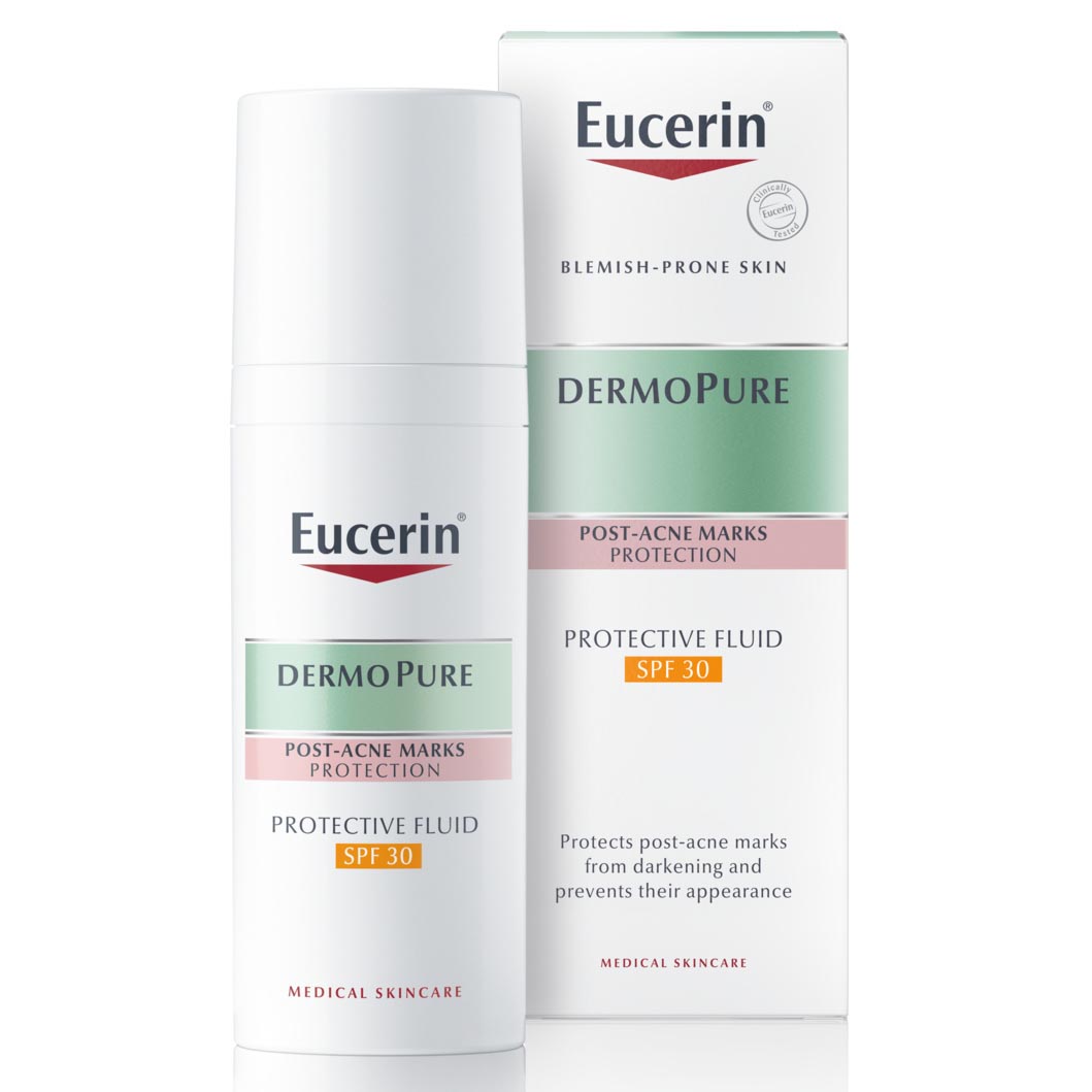 Флюид Eucerin 66868 ДермоПьюр Защитный для проблемной кожи SPF 30 50 мл Флюид Eucerin 66868 ДермоПьюр Защитный для проблемной кожи SPF 30 50 мл