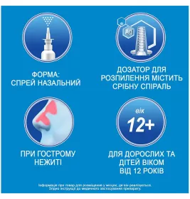 Тизин БІО спрей назальний 0,1% по 10 мл у флаконі 1 шт.