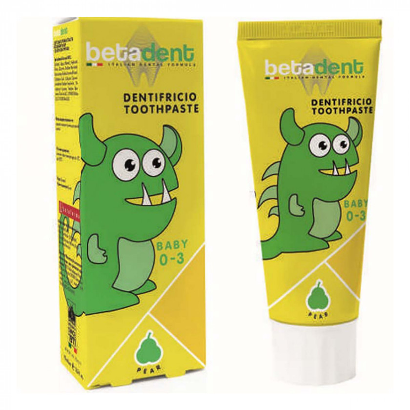 *Betadent Зубна паста дитяча Baby 0-3р Pear 75мл