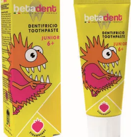 *Betadent Зубна паста дитяча Junior 6+ р Strawberry 75мл