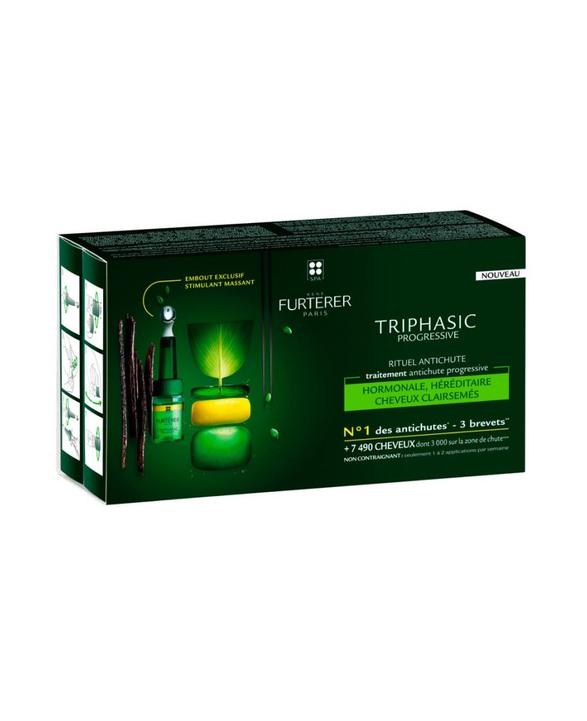 *Комплекс RENE FURTERER Triphasic progressive проти випадіння волосся 8*5,5 мл