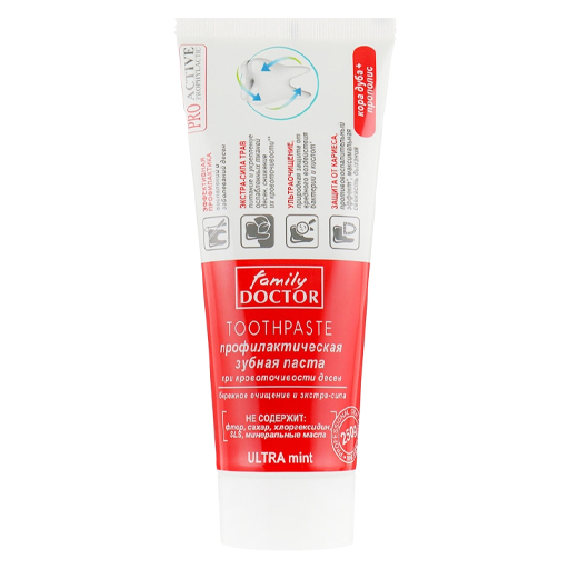 *Family Doctor зубна паста профілактична дбайливе очищення 250г