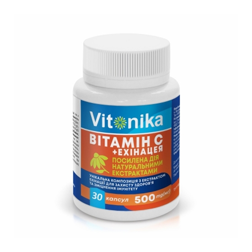 *Vitonika дієт.доб.Вітамін C+Ехінацея капс.№30