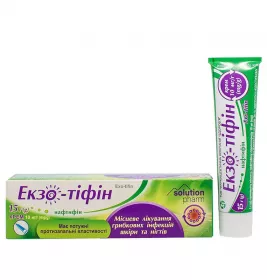 Екзо-Тіфін крем 10 мг/г по 15 г у тубах