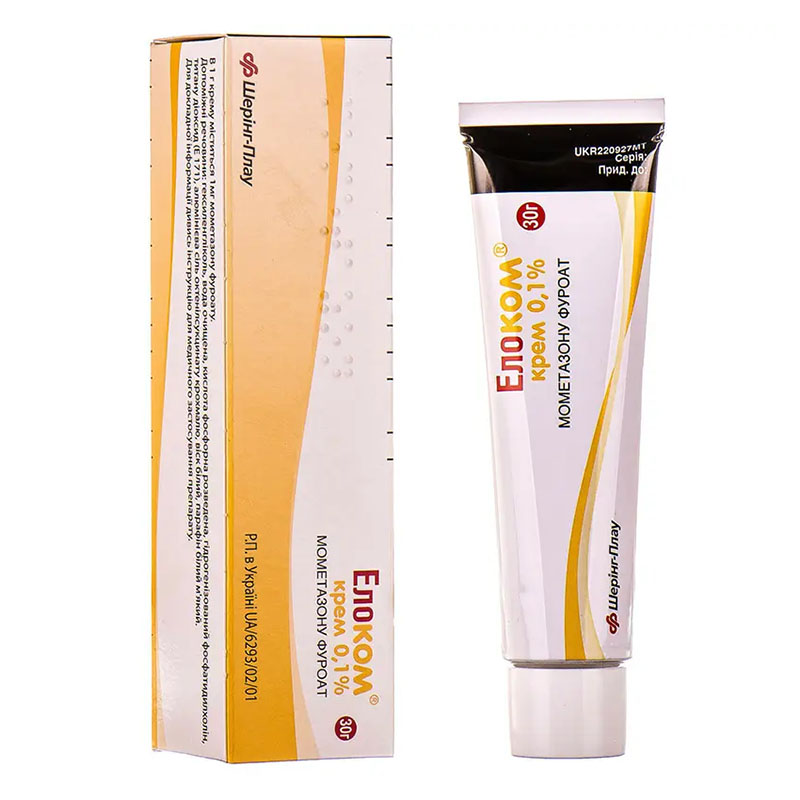 Елоком крем 0.1% по 30 г у тубах 1 шт.