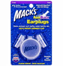 *Вкладки вушні Aqua Block прозорі №1