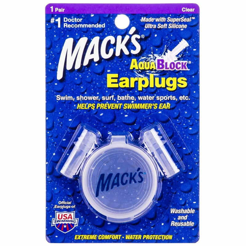 *Вкладки вушні Aqua Block прозорі №1