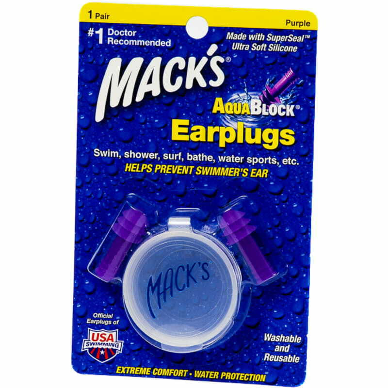 *Беруші Aquablock м'як.фіолетовий блістер (захист від води) пара №1